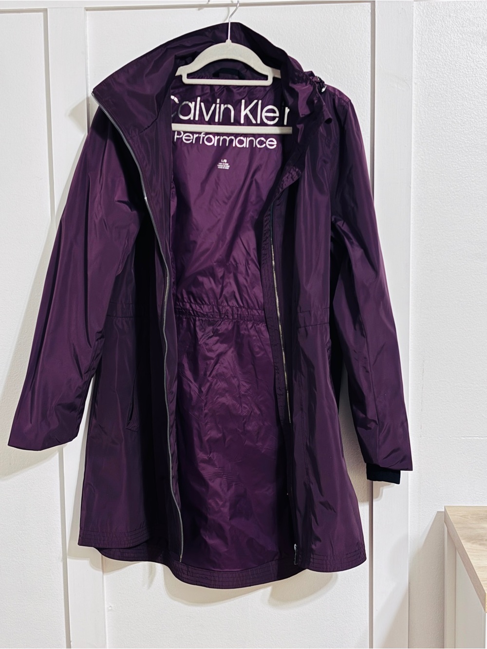 Calvin Klein Purple Trench Coat